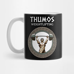 Thumos Weightlifting Greco-Roman Gym Ancient Bodybuilding Mug